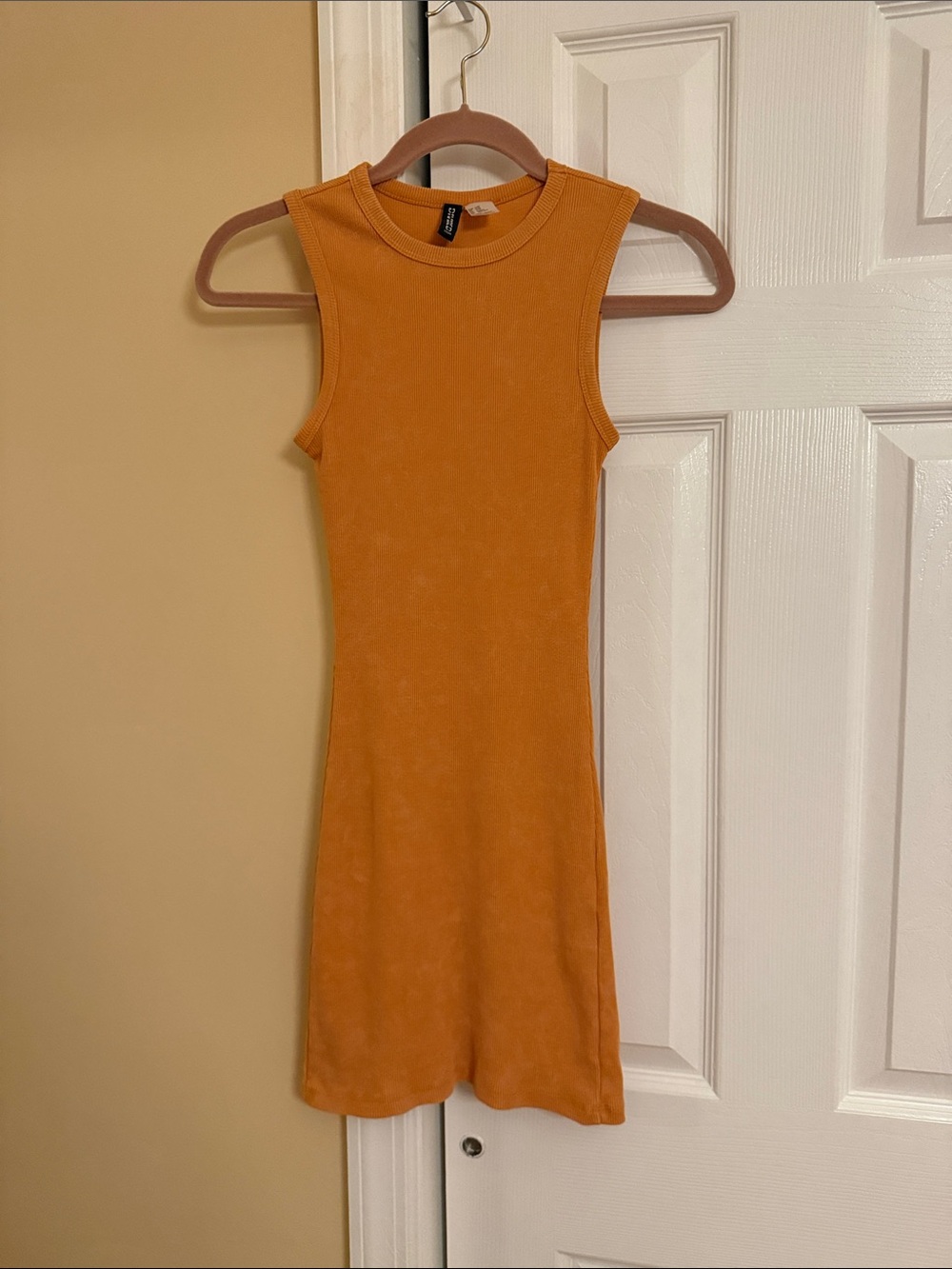 H&M Orange Tight Dress